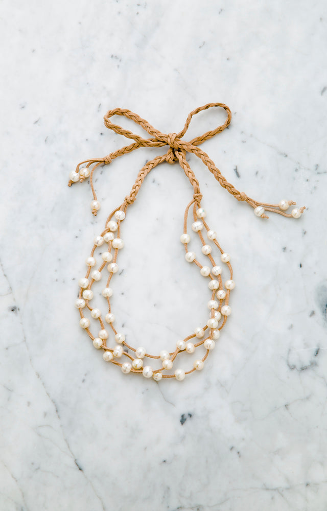 Freshwater Pearl Necklace | Irregular Pearl Necklace | Stephanos