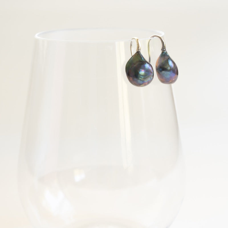 Baroque Pearl Earrings | Teardrop Pearl Earrings | Stephanos