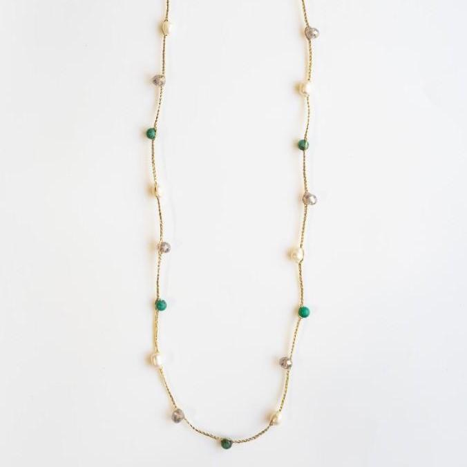 Pearl Stone Necklace | Pearl Cord Necklace | Stephanos
