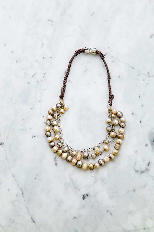 Triple Strand Pearl Necklace | Triple Strand Necklace | Stephanos